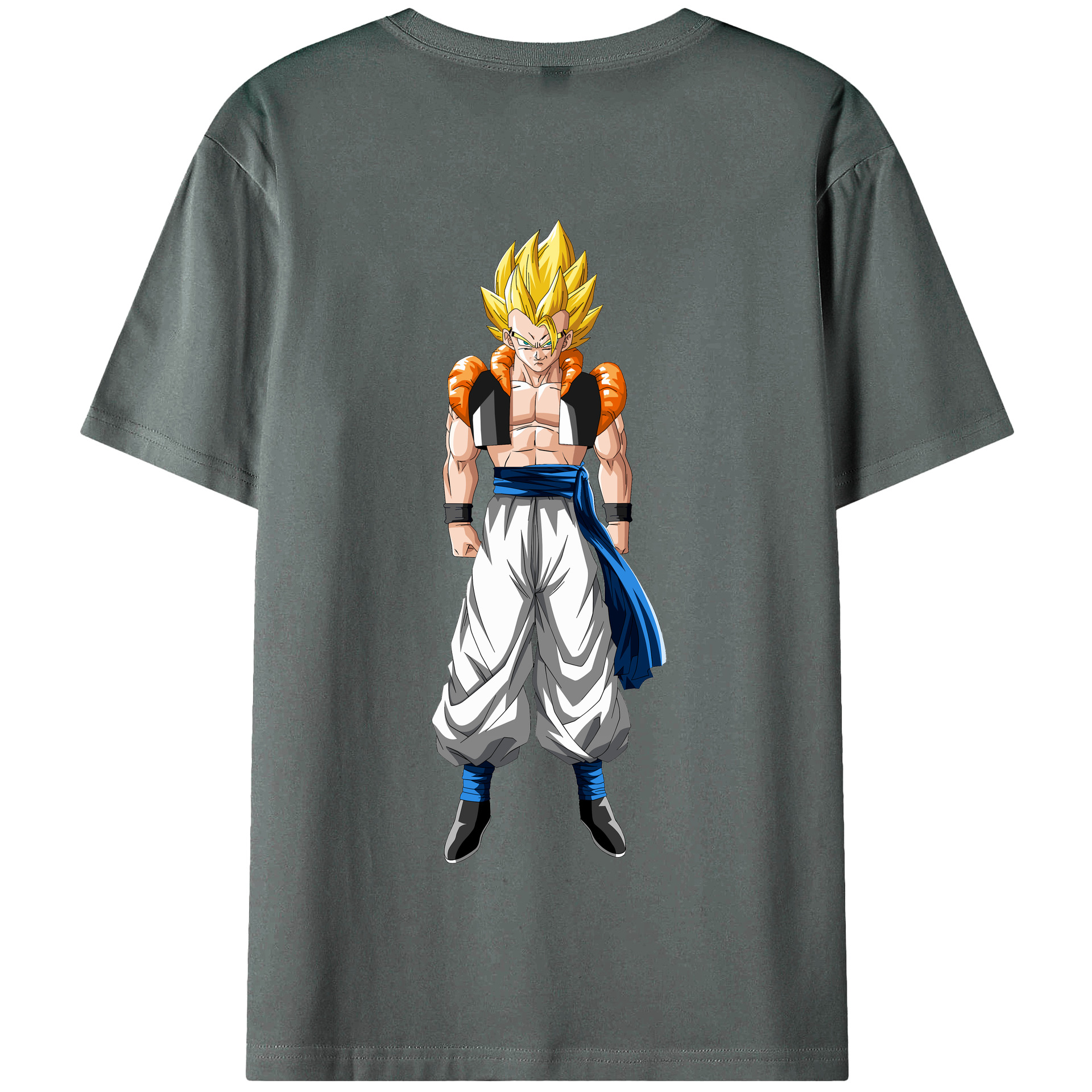 （画像用） ドラゴンボール ベジータ四世（Bejīta Yonsei）DRAGON BALL Vegeta IV 綿100％半袖Tシャツ（背面プリント）